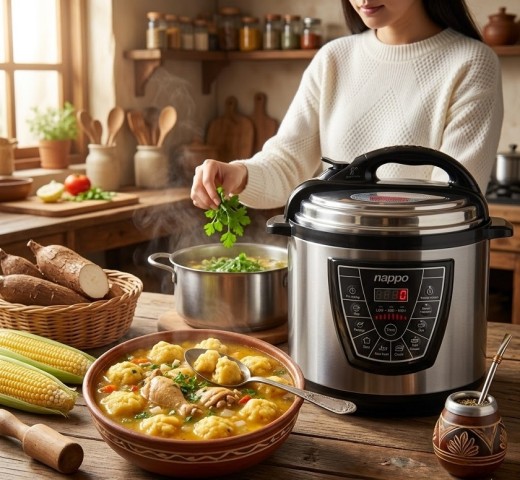 Vori Vori en Olla a Presión Eléctrica: La Receta Tradicional en Tiempo Récord 🍲🇵🇾
